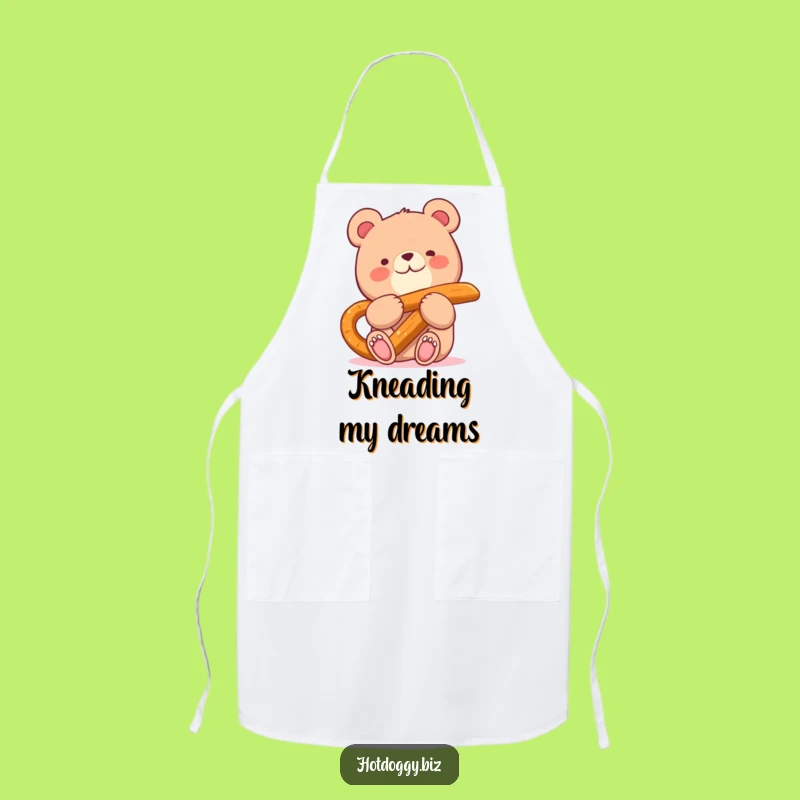 Funny Bear Pretzel Apron: Cook With Joy And Woodland Charm!