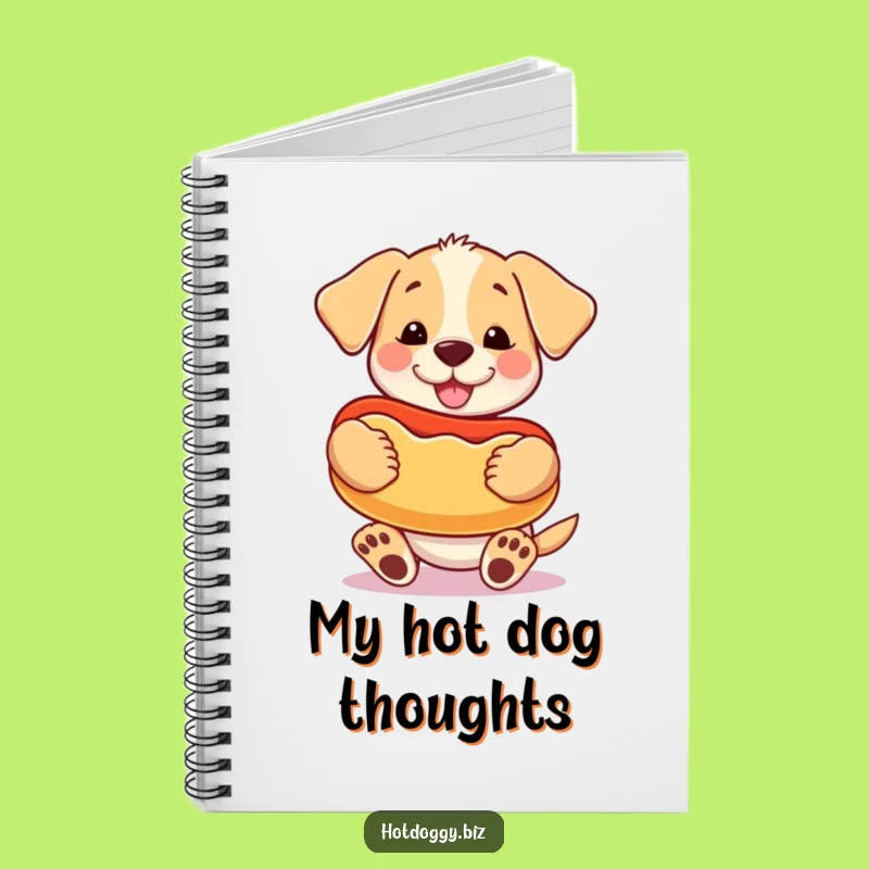 Funny Puppy Hot Dog Notebook: Prized Toy Journal Gift for Notes